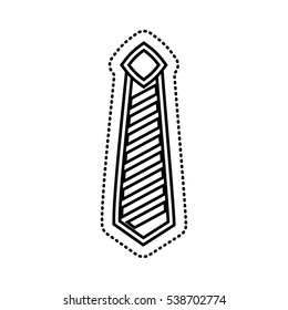 tie elegant isolated icon vector illustration design