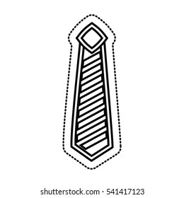 tie elegant isolated icon vector illustration design