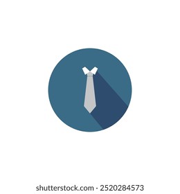 Tie flat design illustration icon template