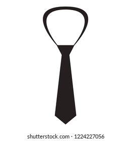 Tie flat icon. You can be used tie icon for several purposes like: websites, UI, UX, print templates, presentation templates, promotional materials, info-graphics, web and mobile phone apps.