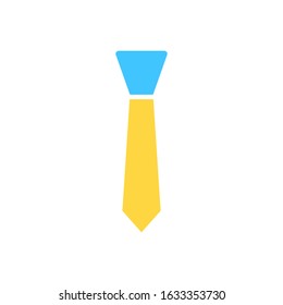 tie flat vector icon - ui icon vector