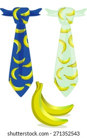 tie with fruit, Hawaiian party