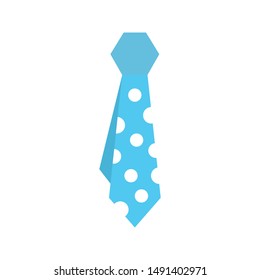 tie glyph flat vector icon
