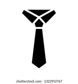 tie glyph icon