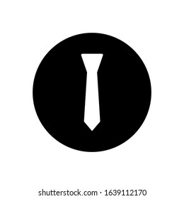 tie glyph vector icon - ui icon vector