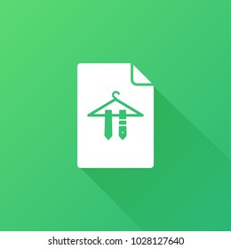 tie and hanger icon