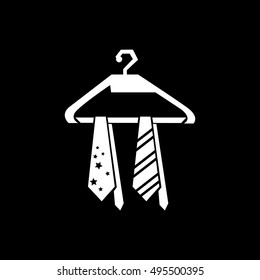 Tie hanger icon