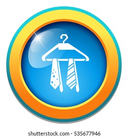 Tie hanger icon