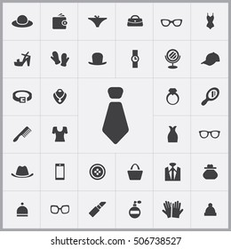 tie icon. accessories icons universal set for web and mobile