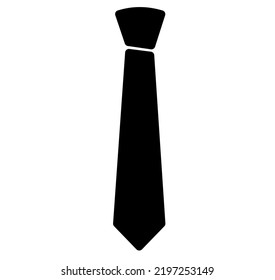 Tie icon black simple style