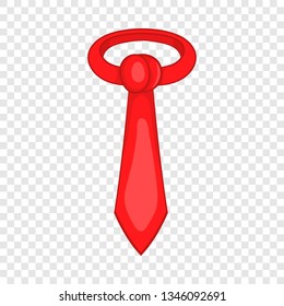 Tie icon in cartoon style isolated on background for any web design 
