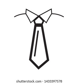tie icon design template vector