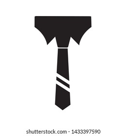 tie icon design template vector