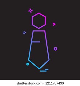 Tie icon design vector