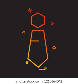 Tie icon design vector