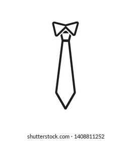 THE TIE ICON , DESIGN ,VECTOR EPS10