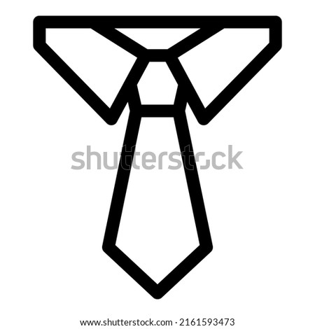 tie icon design, vector illustration, best used for web app