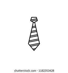 tie icon. Element of clothes icon for mobile concept and web apps. Thin line tie icon can be used for web and mobile