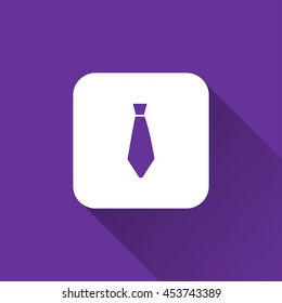 tie icon. flat design