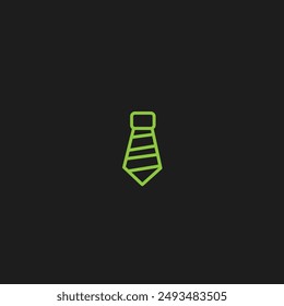 Tie icon flat vector design