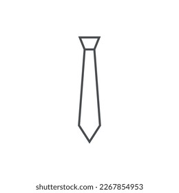 Tie icon. Flat vector related icon for web and mobile applications