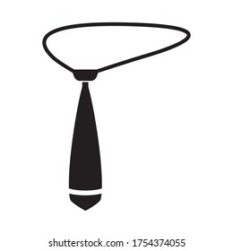 tie icon flat,style trendy collection