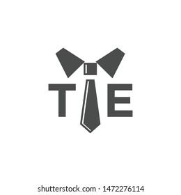 tie icon formal symbol logo template