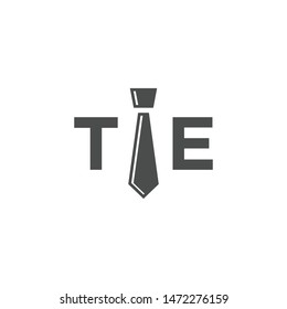 tie icon formal symbol logo template