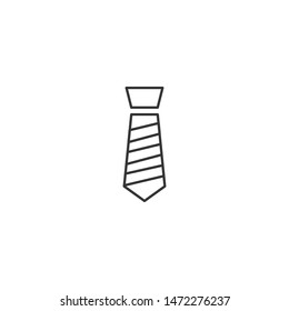 tie icon formal symbol logo template