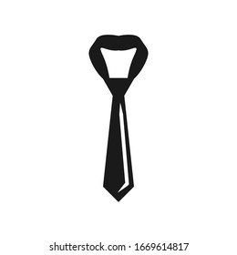 Tie icon graphic design template vector isolated
