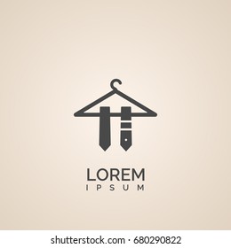 tie icon hanged hanger