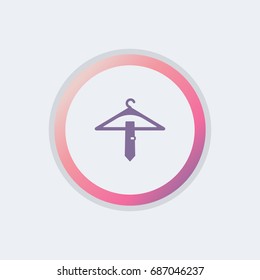 tie icon hanged hanger