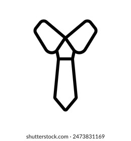 Tie Icon Ideal for Fashion and Business Themes