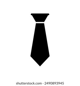 Icono de corbata ilustrado en el fondo