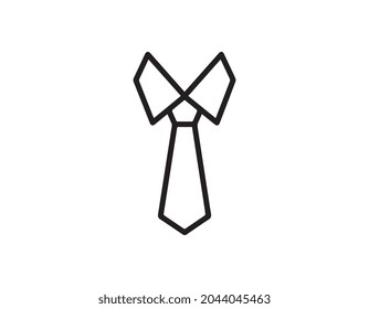 tie icon illustration isolated vector sign symbol