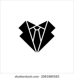 tie icon illustration isolated vector sign symbol on white background