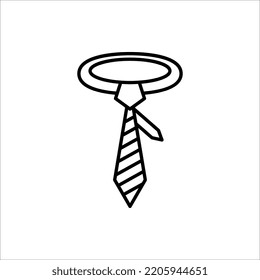 tie icon illustration isolated vector sign symbol