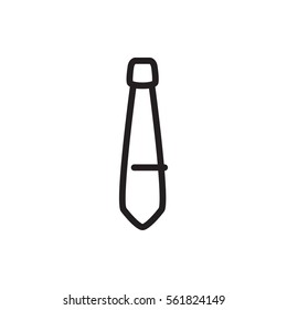 tie icon illustration isolated vector sign symbol