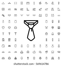 tie icon illustration isolated vector sign symbol