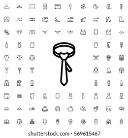 tie icon illustration isolated vector sign symbol