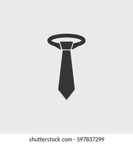 Tie icon illustration isolated vector sign symbol