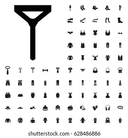 Tie icon illustration isolated vector sign symbol. clothes icons vector set. on white background