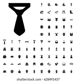 Tie icon illustration isolated vector sign symbol. clothes icons vector set. on white background