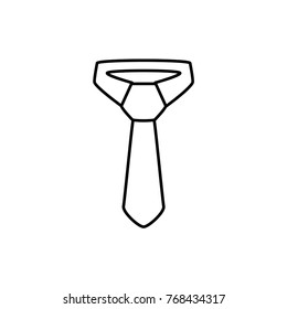 tie icon illustration isolated vector sign symbol