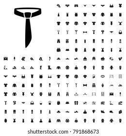 Tie icon illustration isolated vector sign symbol. editable clothes icons vector set.