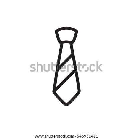 tie icon illustration isolated vector sign symbol