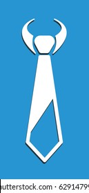 tie icon isolated