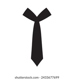Tie icon isolated on white background vector design.