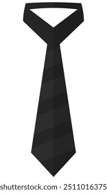The tie icon isolated on white background.