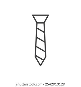 Tie icon. isolated simple vector icon on white background. EPS10